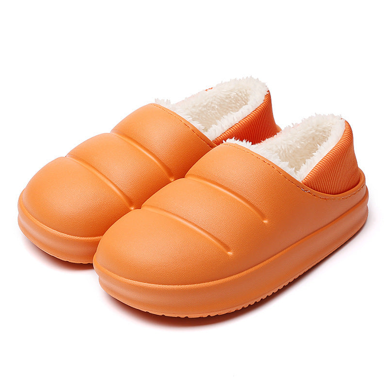 Couple Cotton Slippers Wiomen Winter Warm House Shoes Waterproof Garden Slipper