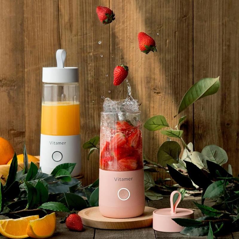 "Smart Portable Blender – 350ml USB Rechargeable Smoothie Maker"