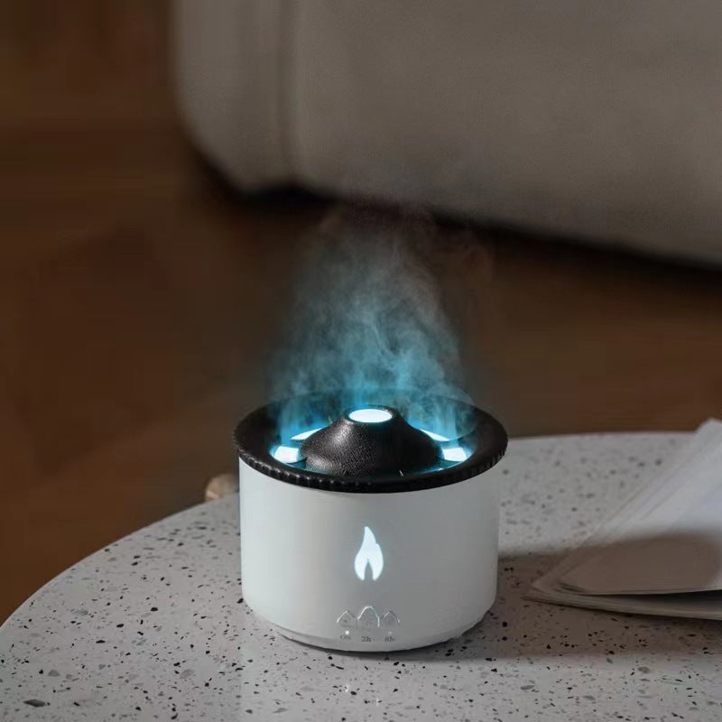 Exclusive Smart Ultrasonic Volcano Aromatherapy Humidifier with Jellyfish Flame & Spray Effect – Only on smartsweden.store