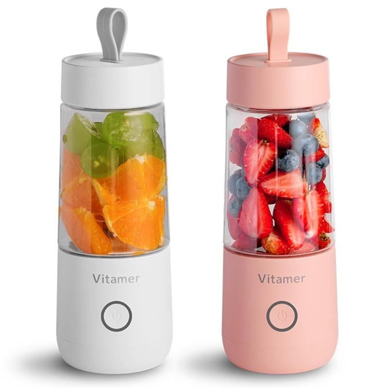 "Smart Portable Blender – 350ml USB Rechargeable Smoothie Maker"