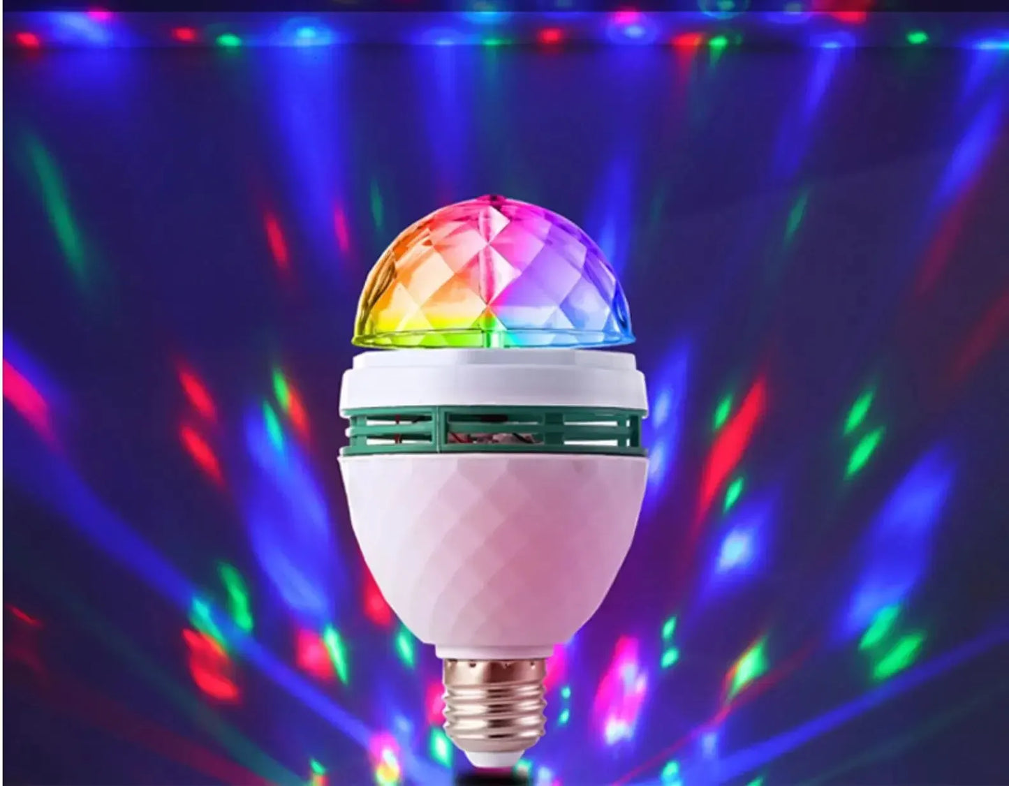 Small Magic Ball Light Bulb Rotating LED Color Crystal Magic Ball Light KTV Bar Small Magic Ball Light Bulb