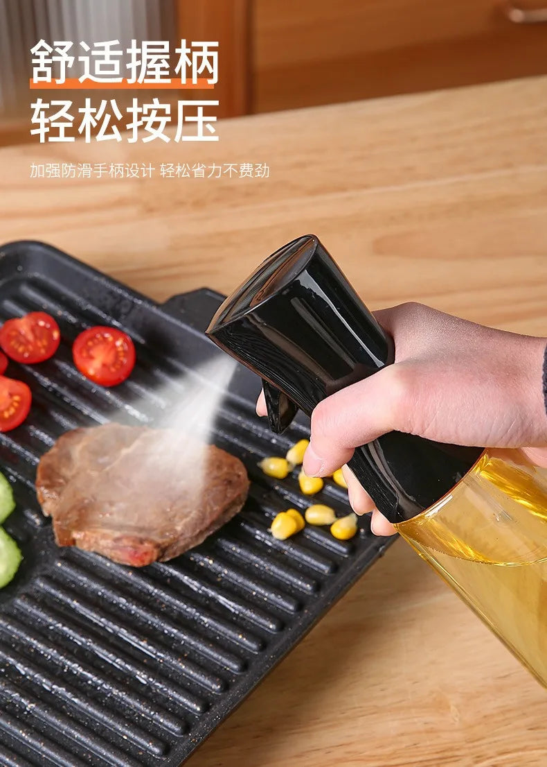 200ml 300ml Oil Spray Bottle Kitchen BBQ Cooking Olive Oil Dispenser Camping Baking Empty Vinegar Soy Sauce Sprayer Containers