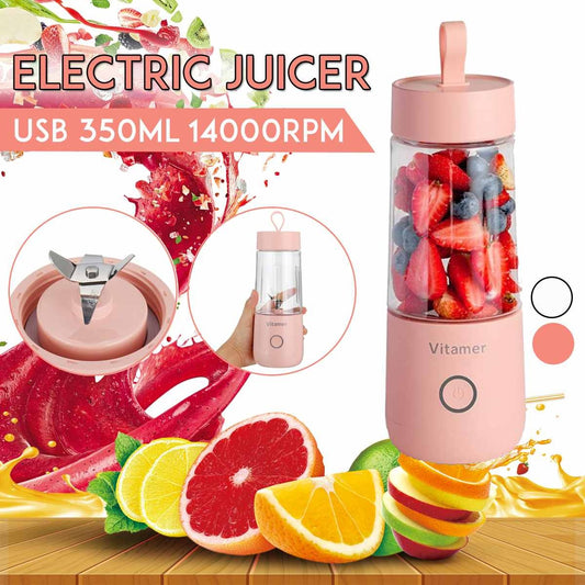 "Smart Portable Blender – 350ml USB Rechargeable Smoothie Maker"