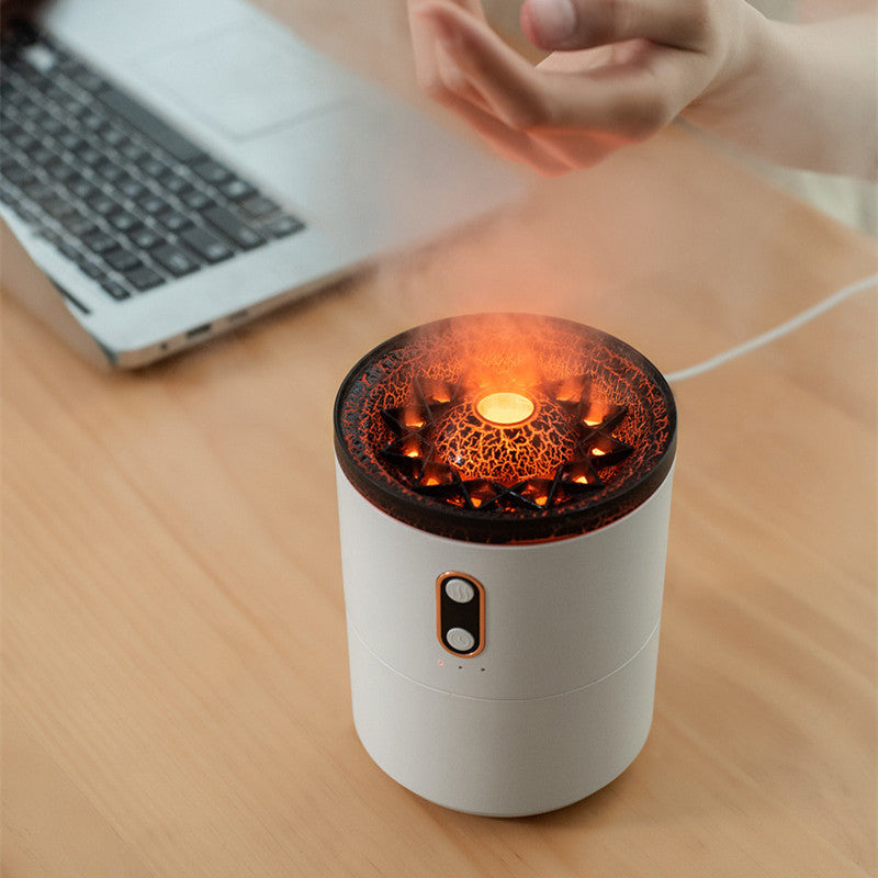 Exclusive Smart Ultrasonic Volcano Aromatherapy Humidifier with Jellyfish Flame & Spray Effect – Only on smartsweden.store